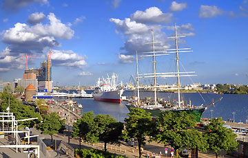 Museumsschiffe im Hamburger Hafen